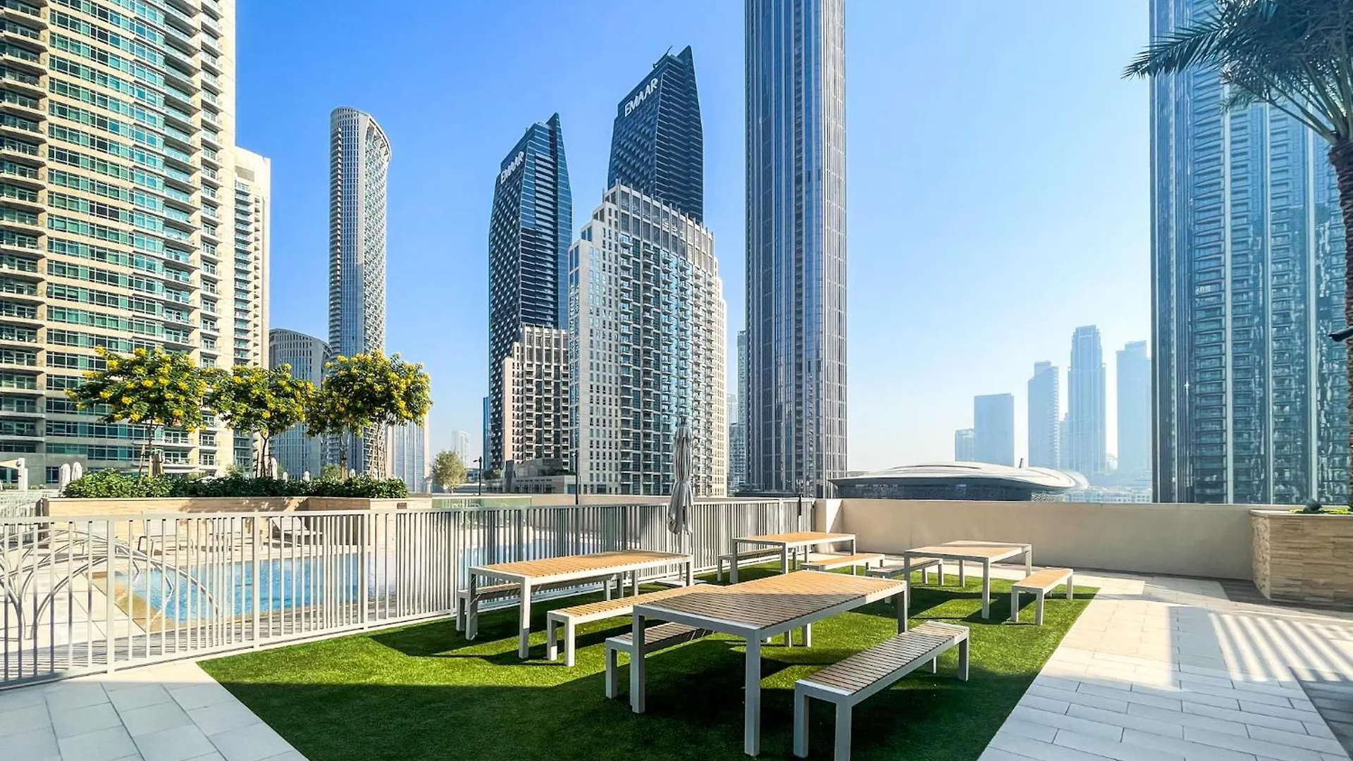 Cozy Apartment With City Views Next To Burj Khalifa 166Fo1-2 두바이